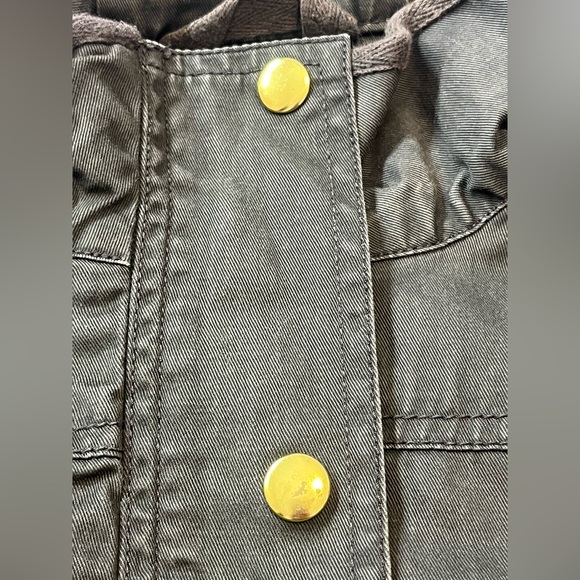 J. Crew Relaxed Boyfriend Field Utility Jacket Army Green Women’s Medium Petite - Picture 3 of 16